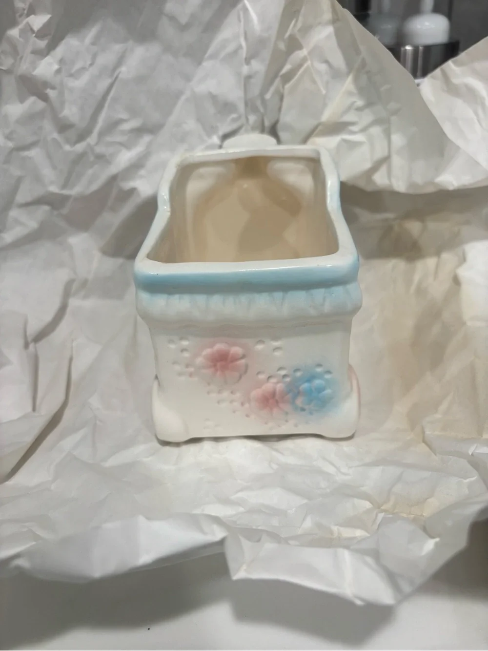 Vintage Ceramic Baby Vase